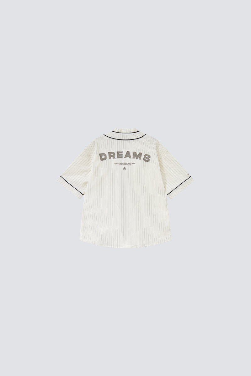 Dreams Baseball shirt ｜White｜Hong Kong Original Design