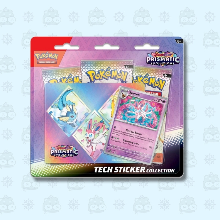 Pokemon Prismatic Evolutions Tech Sticker Collection (Sylveon)