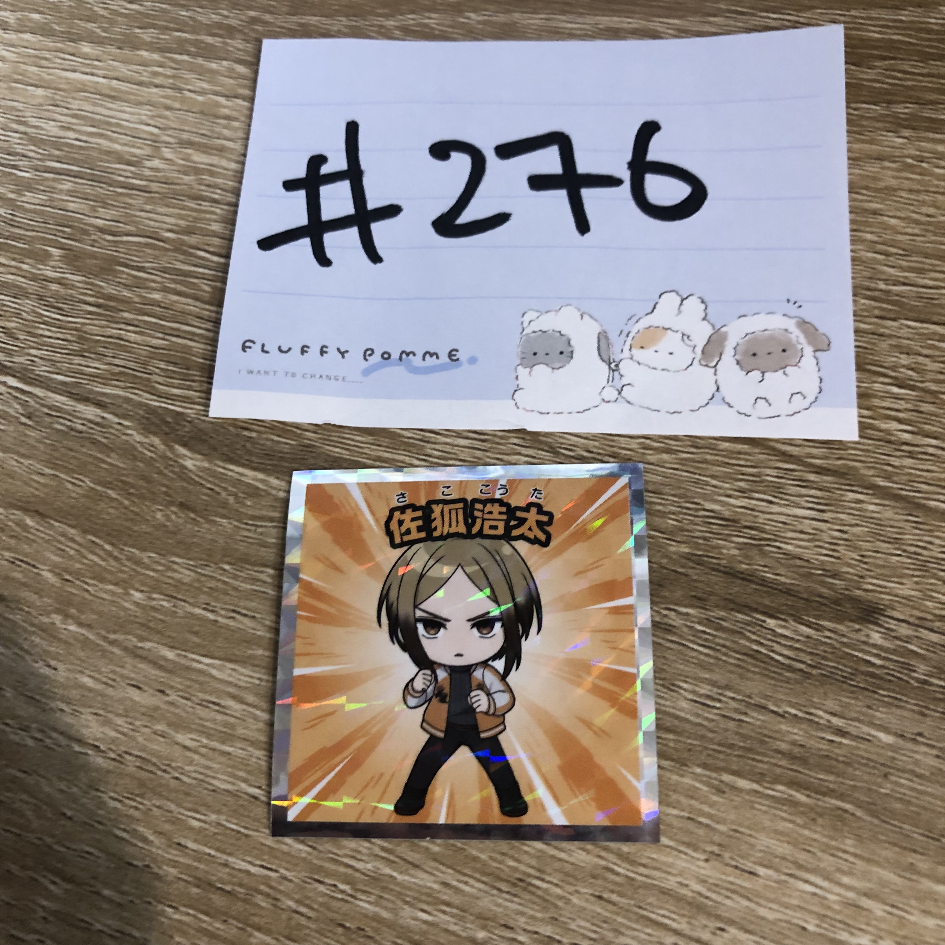 WIND BREAKER 佐狐  貼紙#276