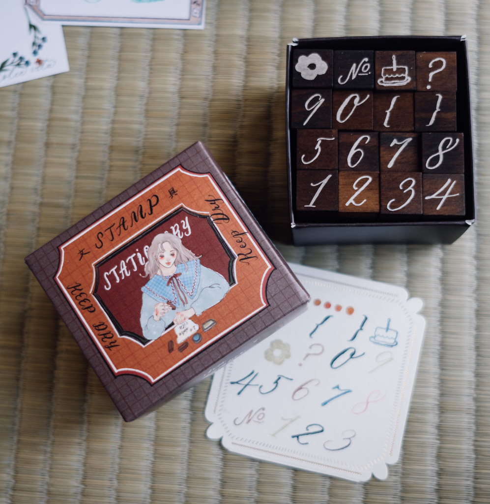 甜蜜生活．數字與符號組合 文字印章組