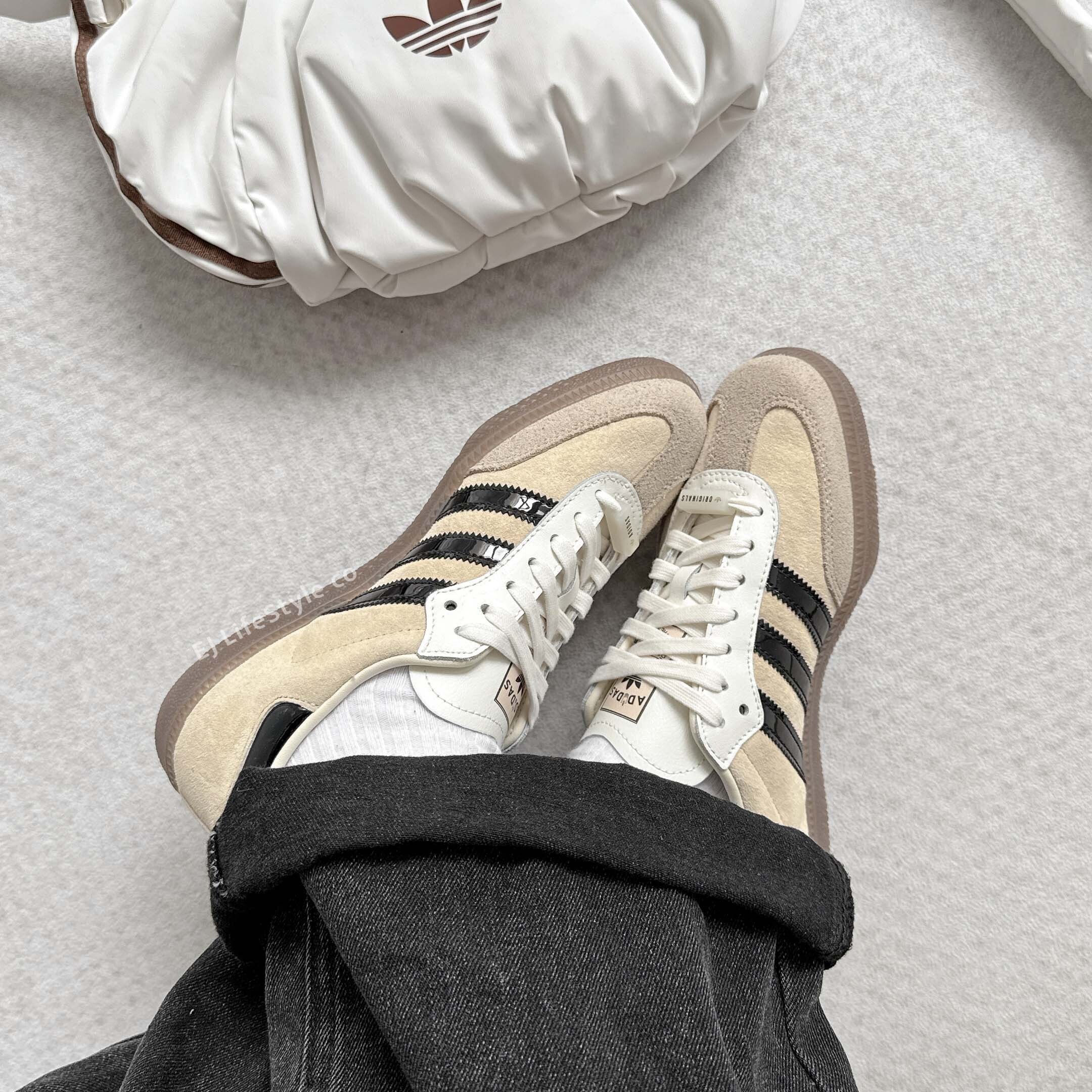 ADIDAS SAMBA OG 珍珠奶茶 珍奶 米黃色 奶茶色 黑色 男鞋  JP5197 / 現貨