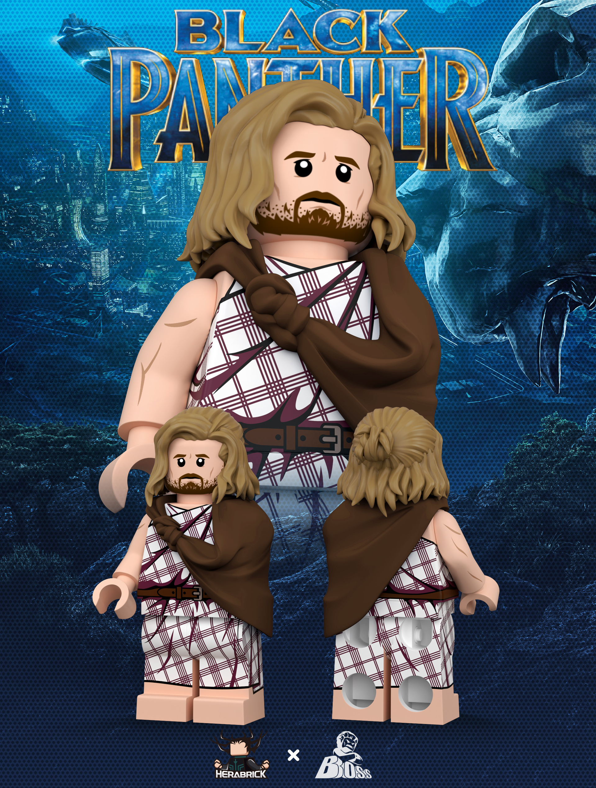 [Boss Toys][Preorder] Black Panther 1 - White Wolf [PADprinted]