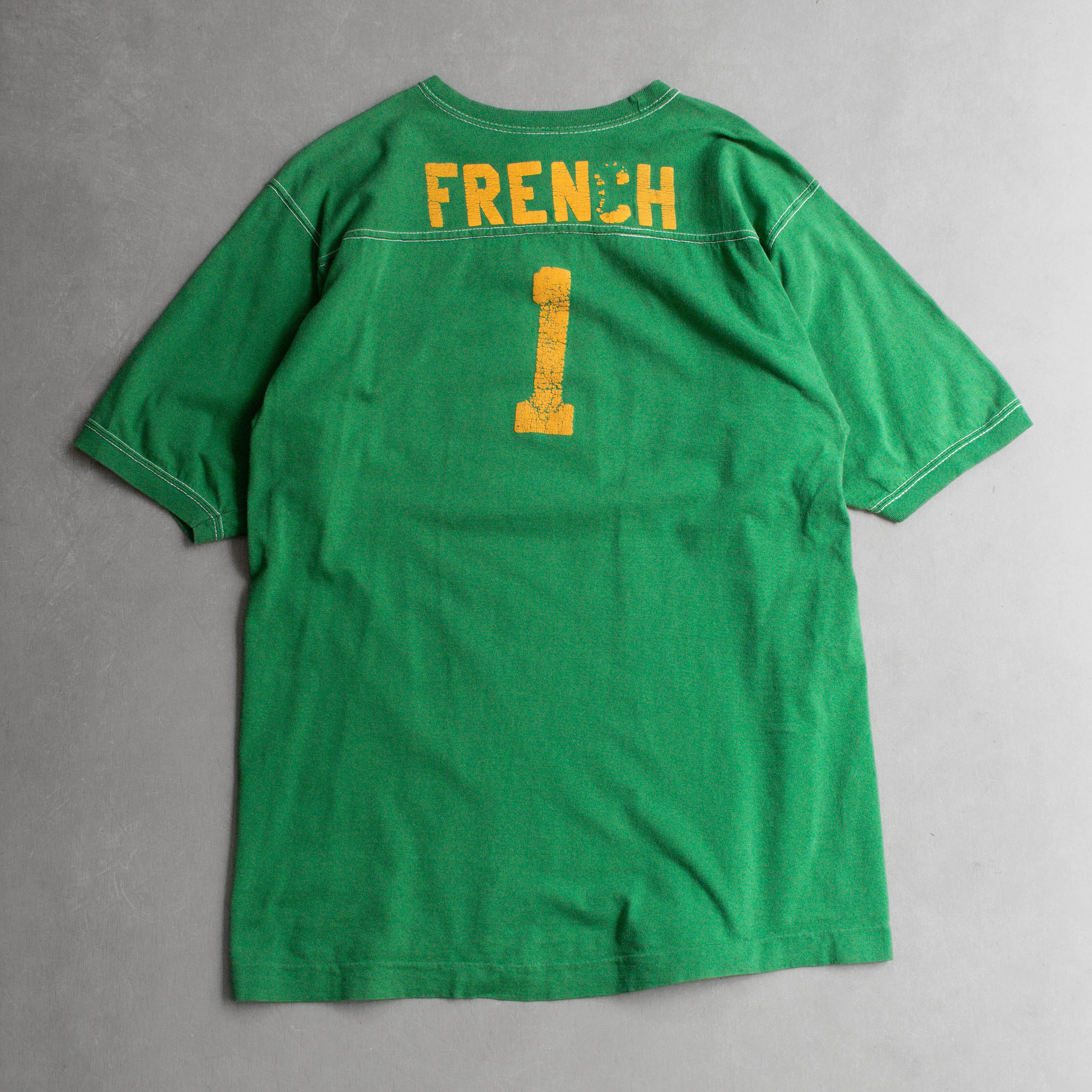 60-70S BALFOUR ATHLETIC TEE 美國製 綠色 兄弟會 運動 短袖 T恤