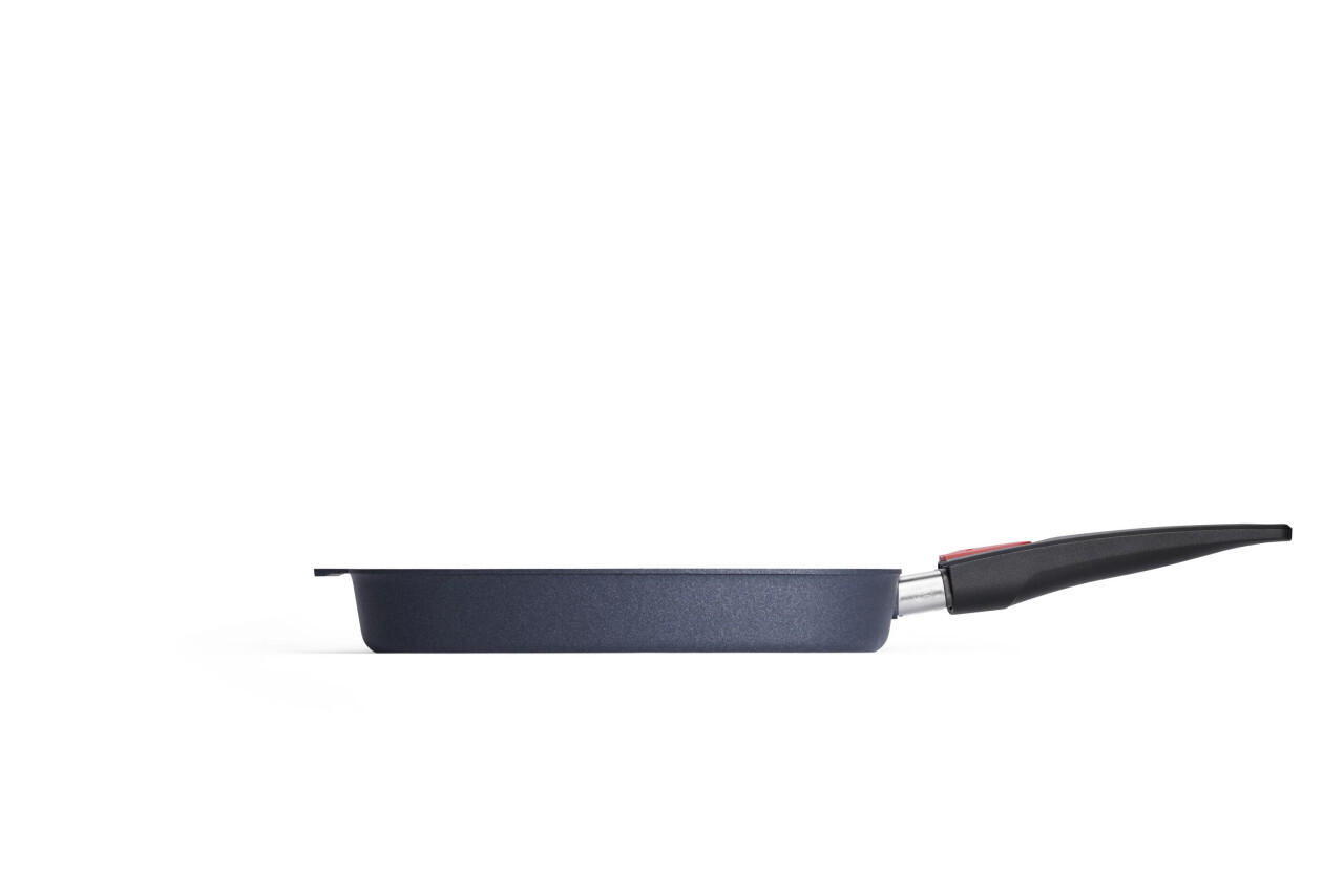 WOLL 輕．型鑽石系列 28cm 方形坑紋煎鍋 (可拆式手柄，不連玻璃鍋蓋)