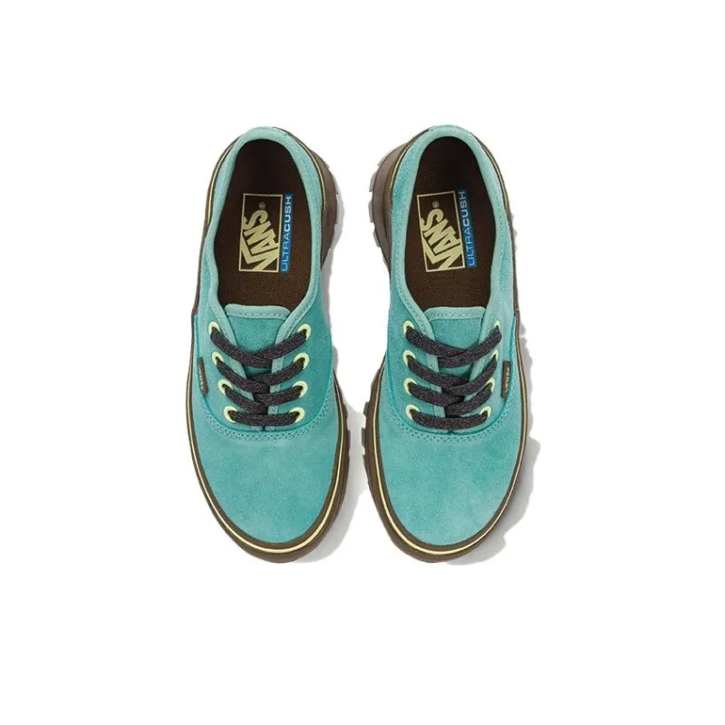 Vans Vibram x Authentic キャンバス 厚底スニーカー Aqua Blue Vans Vibram x Authentic キャンバス 厚底スニーカー Aqua Blue