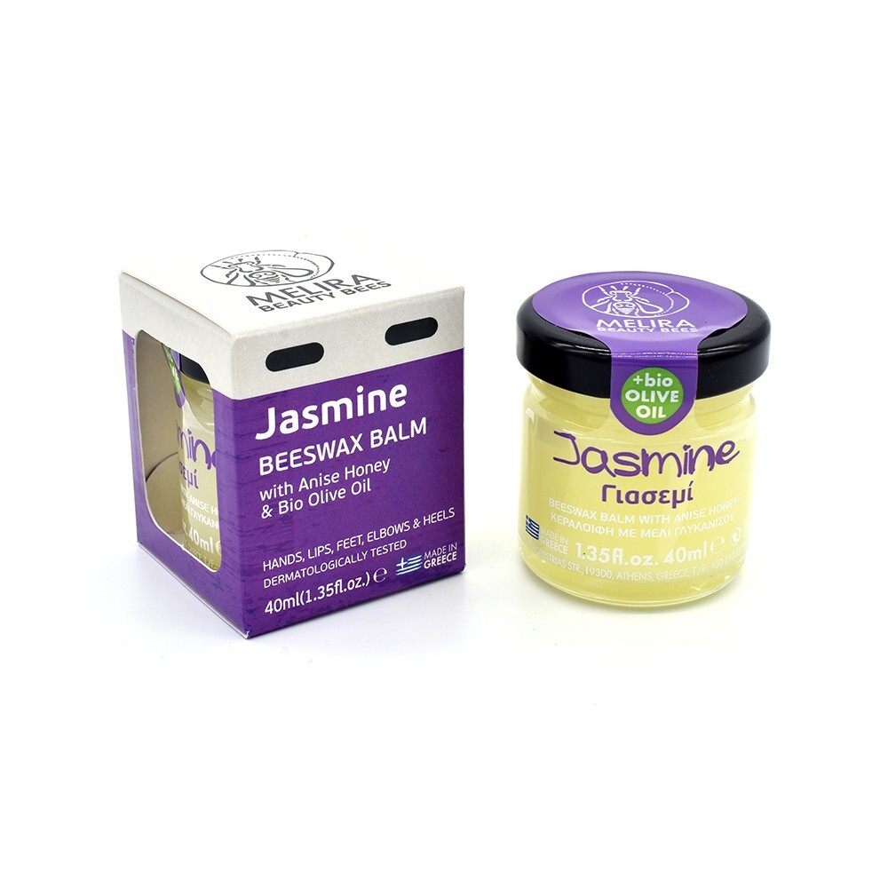1ML0601-083 MELIRA Beeswax Balm Jasmine With Anise Honey & Bio Olive Oil 40ml #I-0012 (D-EU-E)
