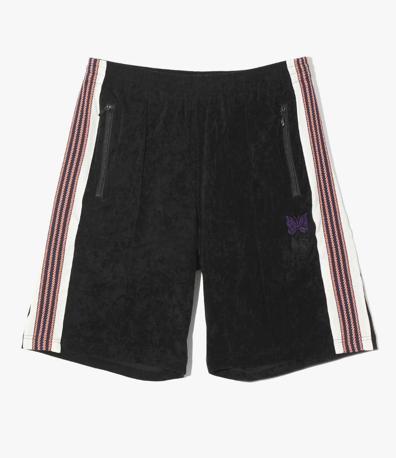 『代購商品』2025SS NEEDLES x Sasquatchfabrix.  Track Short- Poly Velour 短褲