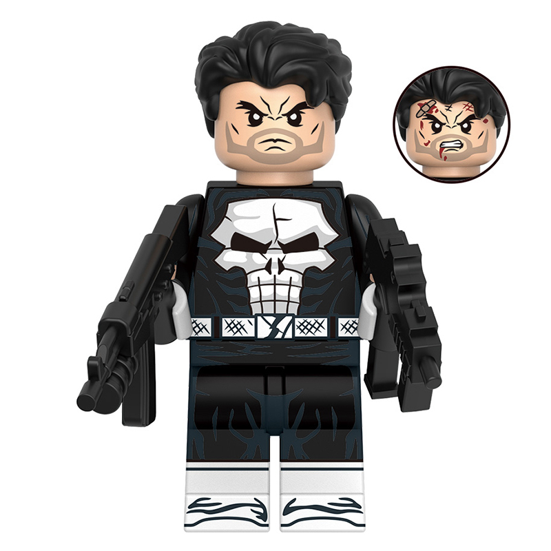 Punisher Custom Minifigures Minifigs Fit Lego G0145 GH0338