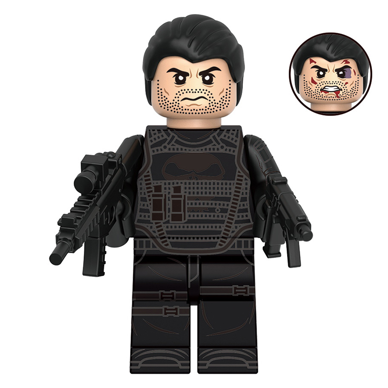 Punisher Custom Minifigures Minifigs Fit Lego G0145 GH0340