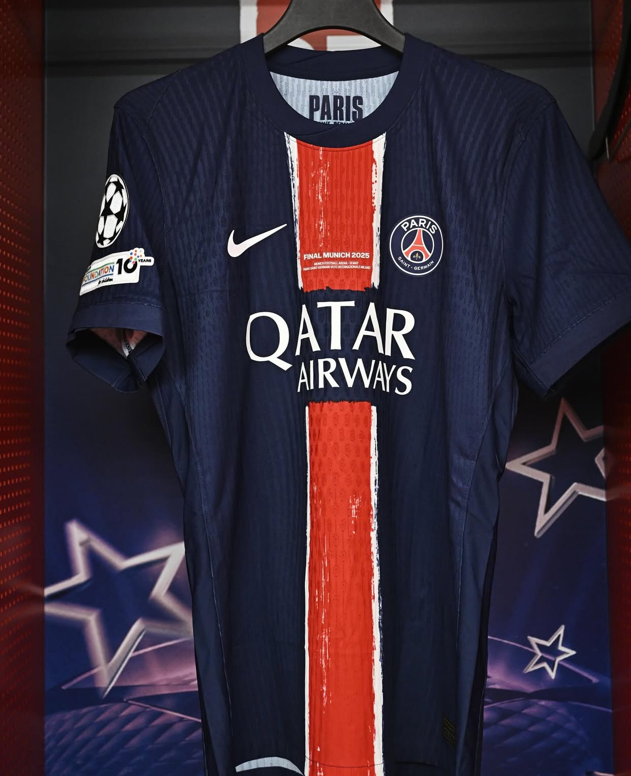 2024 Paris Saint-Germain Champions League Final Match Shirt