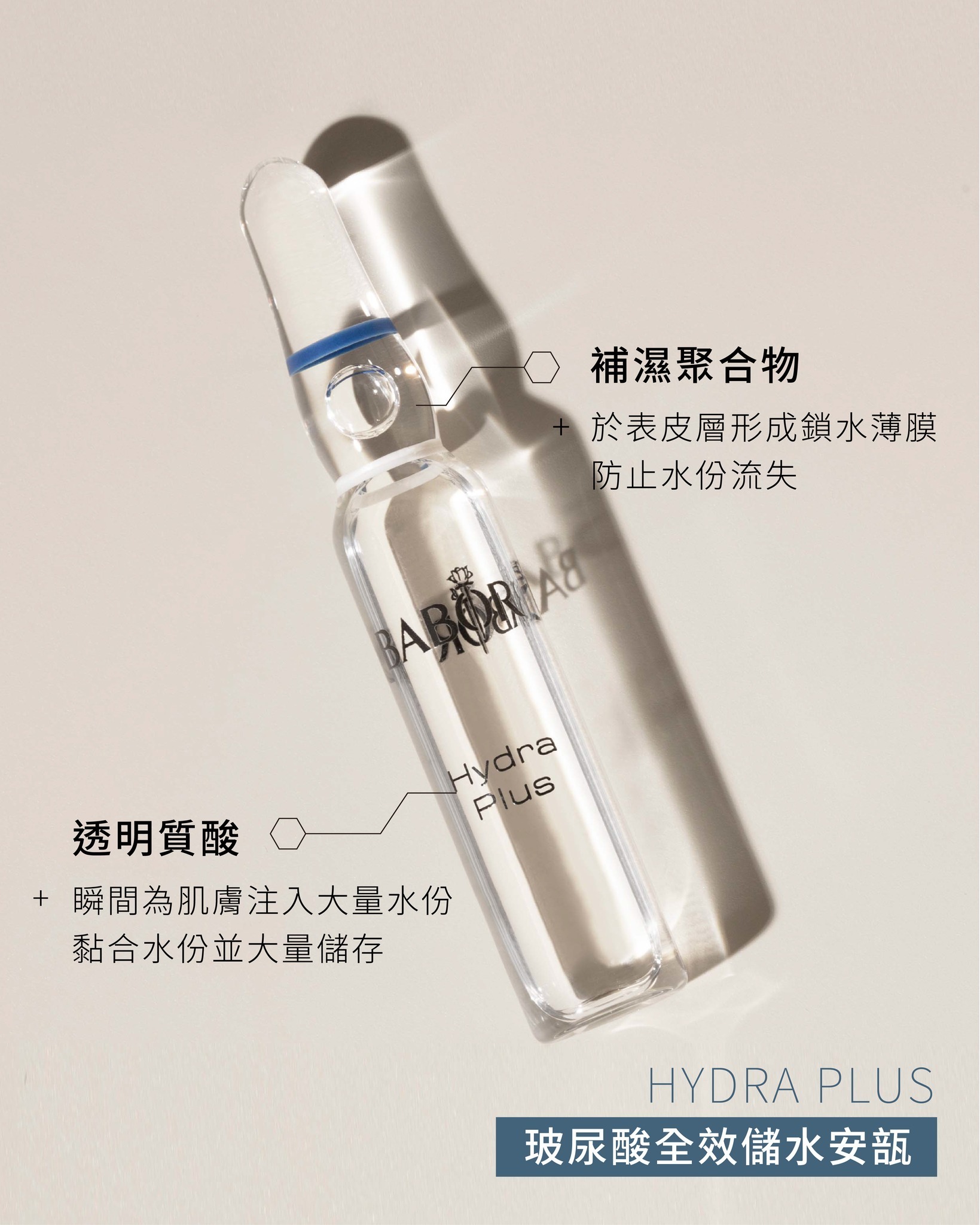 Babor Hydra Plus 透明質酸儲水安瓶精華 2ml  （ 7支/24支）