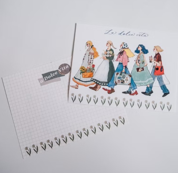 甜蜜生活．我們快樂地向前走系列 明信片 共2款