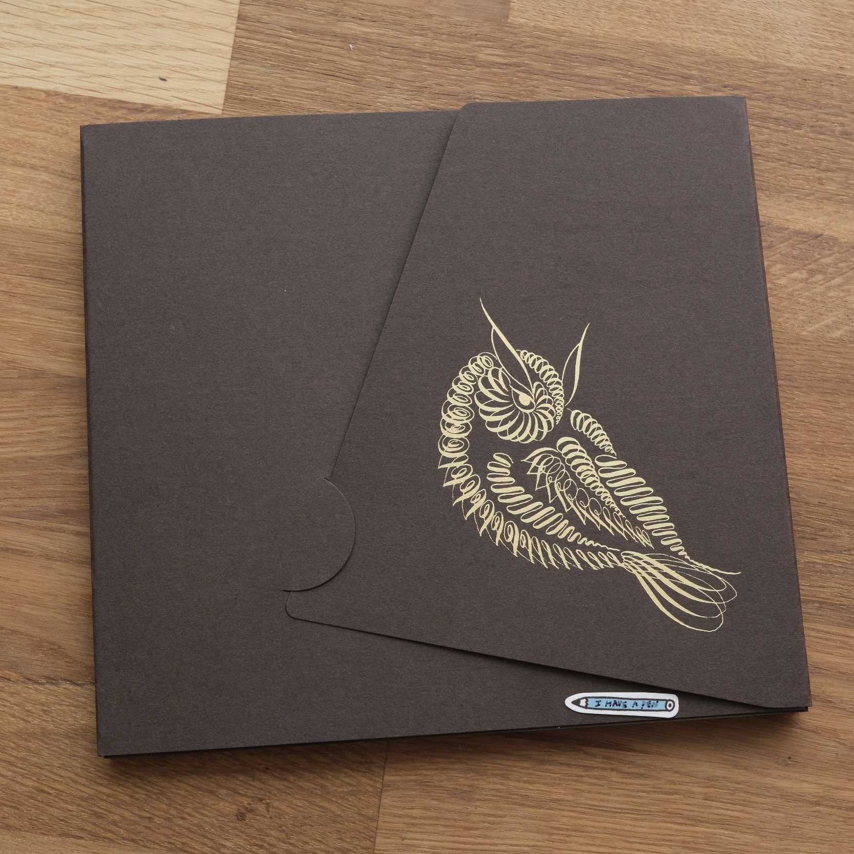 筆尖溫度 貓頭鷹 巧克力卡紙 便條本｜筆尖溫度 臺灣