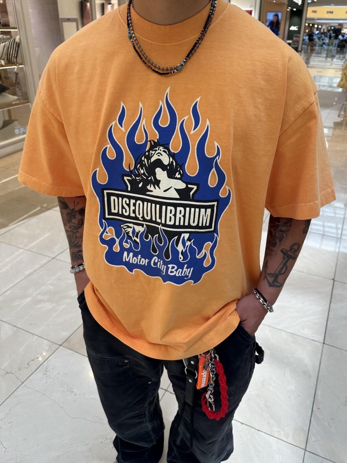 英文字圖案短袖Tee 40324-024T