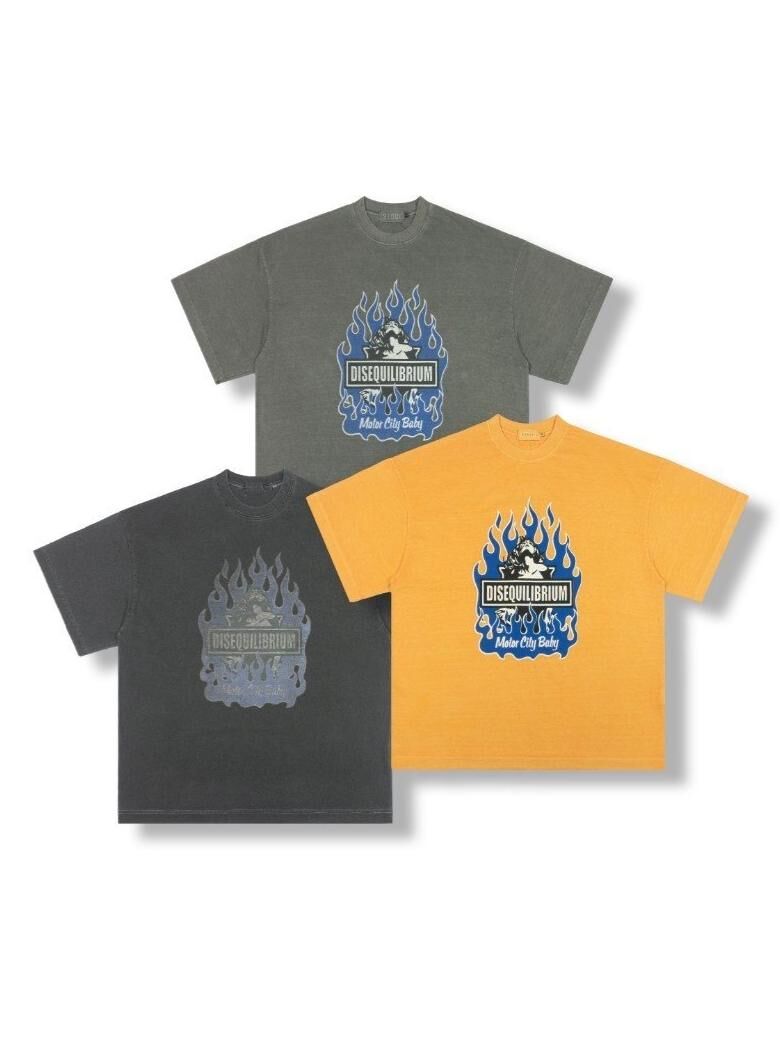 英文字圖案短袖Tee 40324-024T