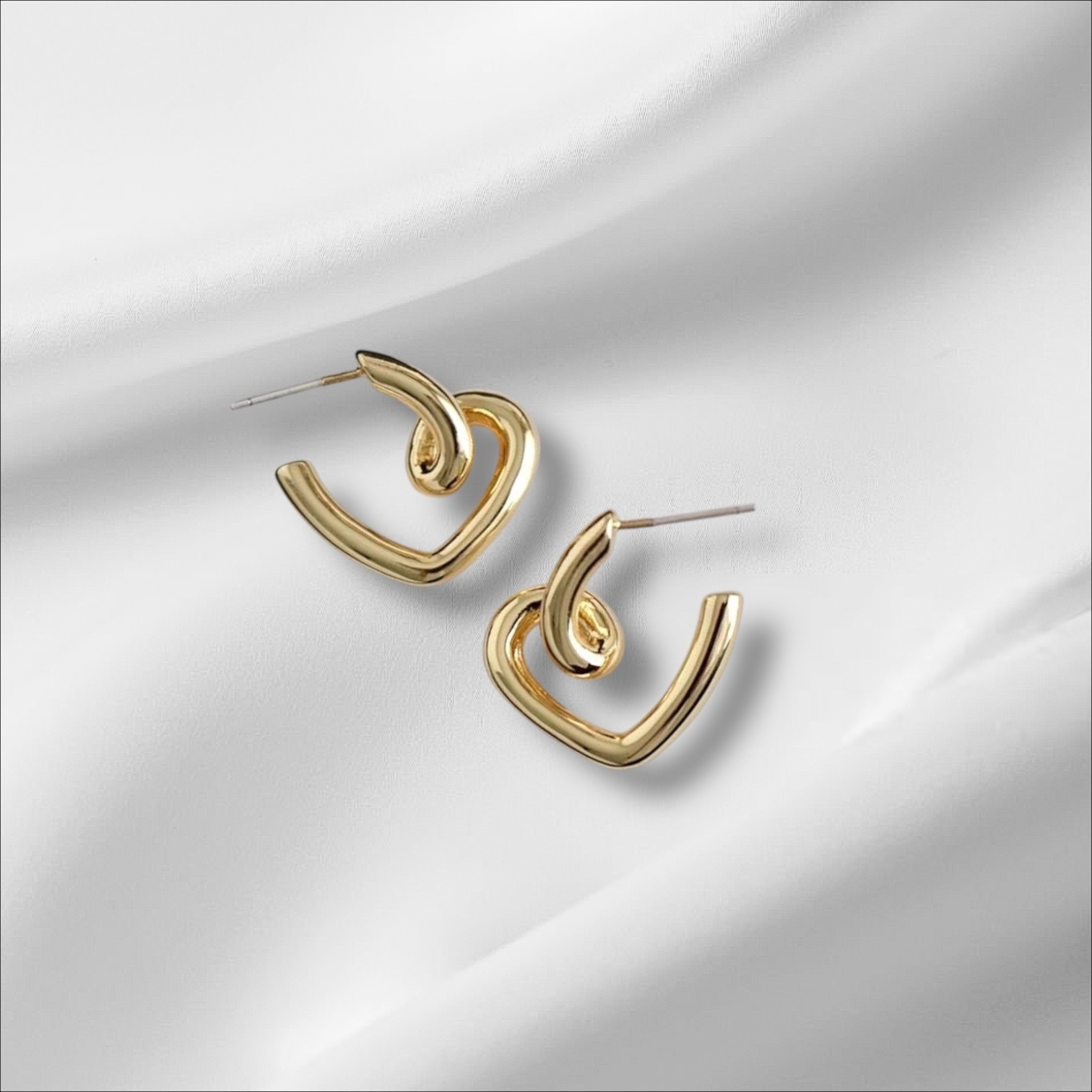 Heart-Shaped Earrings