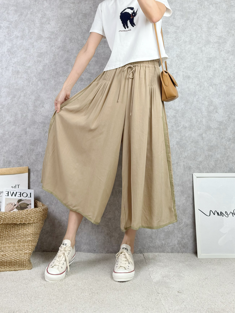 闆娘推薦~氣質up！涼感絲質褲裙穿出優雅休閒新日常♡