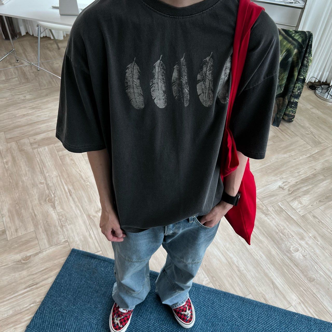 洗水圖案短袖Tee EDEN-015T