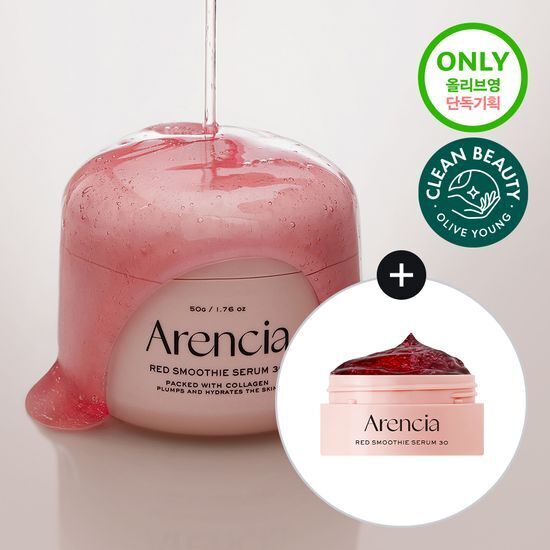[01/10 - 31/10] Arencia Red Smoothie Serum 30 50g [Olive Young Planning Set]