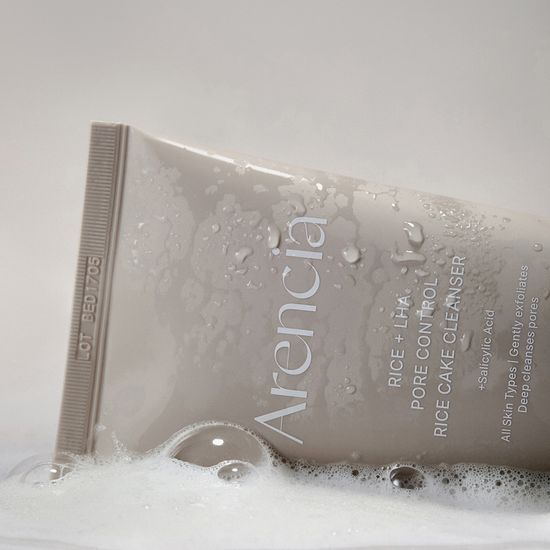 [31/05 - 31/07] Arencia Rice + LHA Pore Control Rice Cake Cleanser 150g