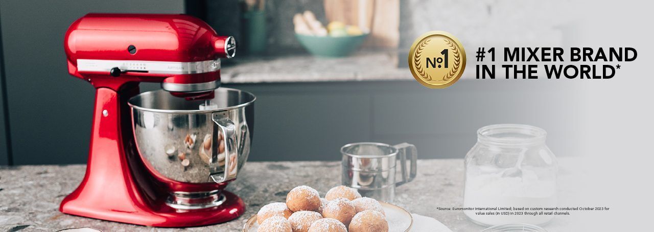 The KitchenAid Stand Mixer, available in various colors, offers power and versatility for all your baking and cooking needs.