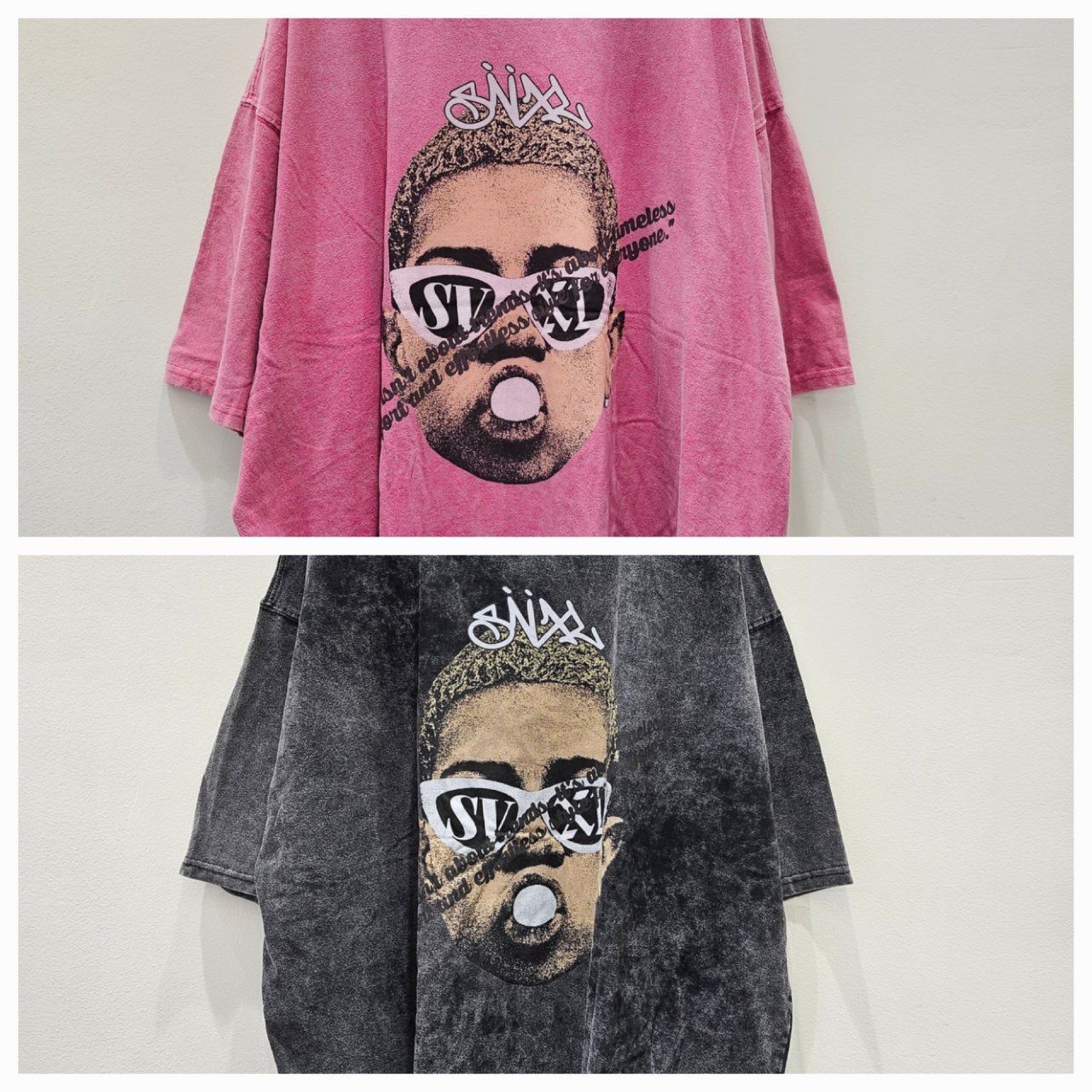 OverSize圖案短袖Tee SVXL-067T