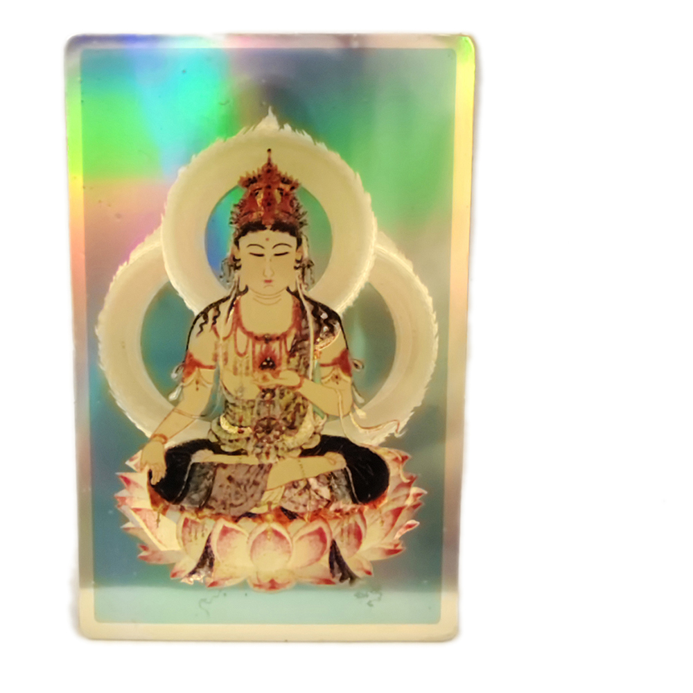 虛空藏菩薩{雷射金}小佛卡【十方】117742