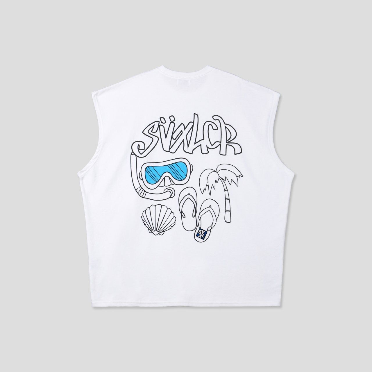 英文字圖案背心 SVXL-069V