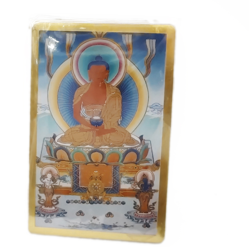 阿彌陀佛 彩繪{銅片}小卡【十方】117760