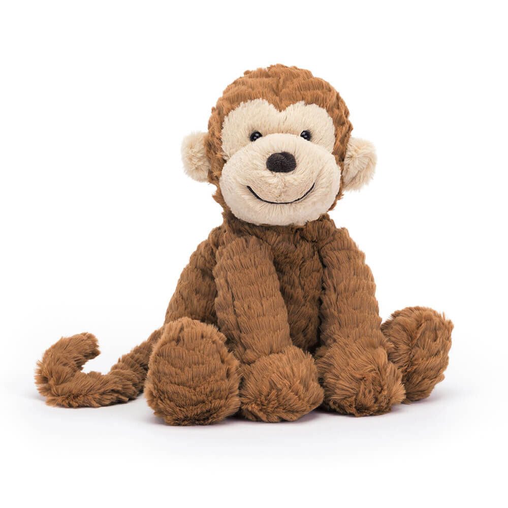 JELLYCAT 波浪毛猴子 Fuddlewuddle Monkey