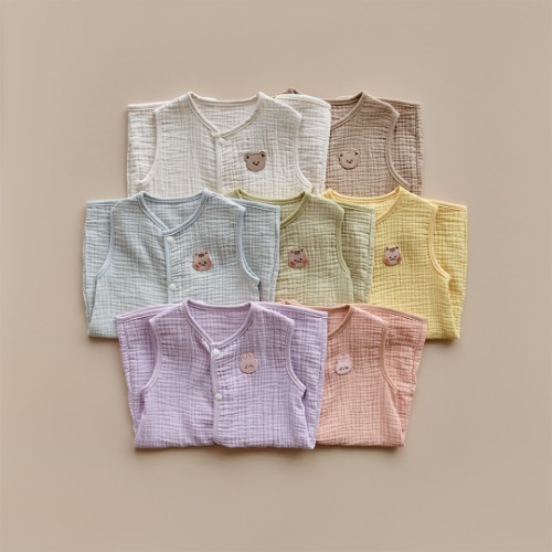 DTD七彩棉花糖系列-3重棉紗自由伸展連體睡袋