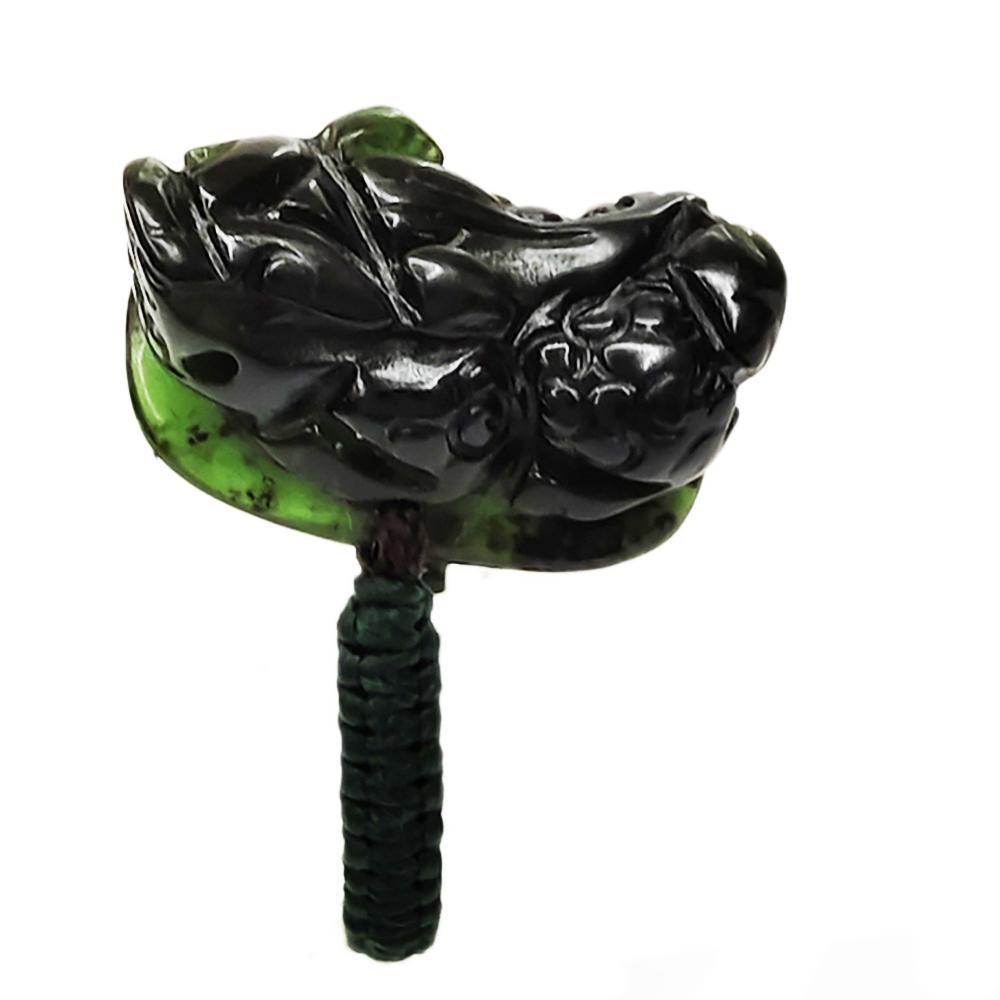 旺財貔貅{墨玉}戒指【十方】132922