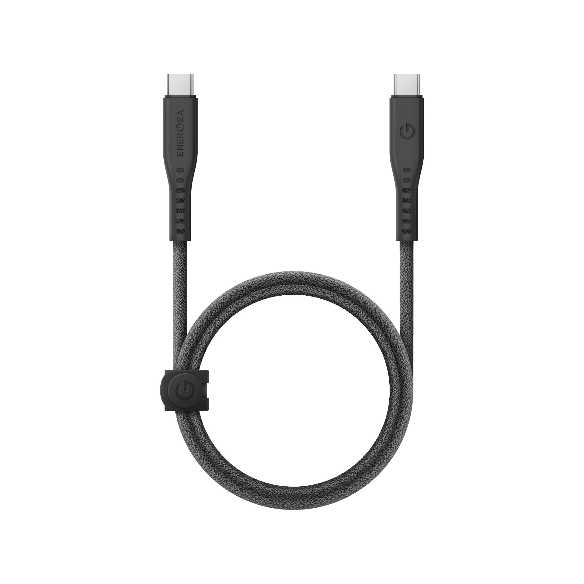 ENERGEA Flow USB-C to USB-C 5A PD240W USB3.2 Gen2 20Gbps 麻紡布料快充傳輸線