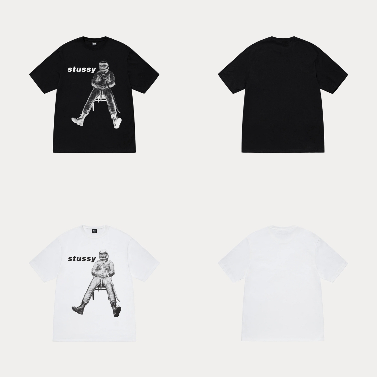 STUSSY ASTRONAUT TEE 圖案 太空人 短袖