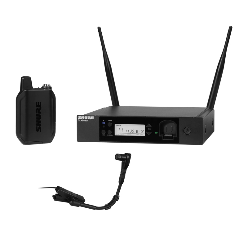 SHURE GLX-D14R+/BETA98H/C 樂器用無線麥克風系統 機櫃型