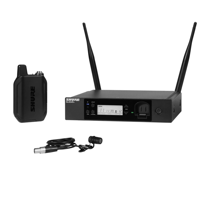 SHURE GLX-D14R+ WL185 領夾式無線麥克風系統 機櫃型
