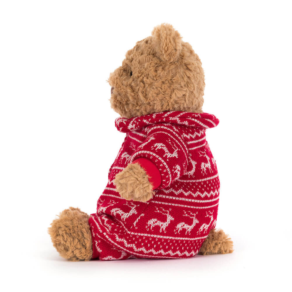 JELLYCAT 聖誕睡衣巴賽羅熊 Bartholomew Bear Winter Pyjamas