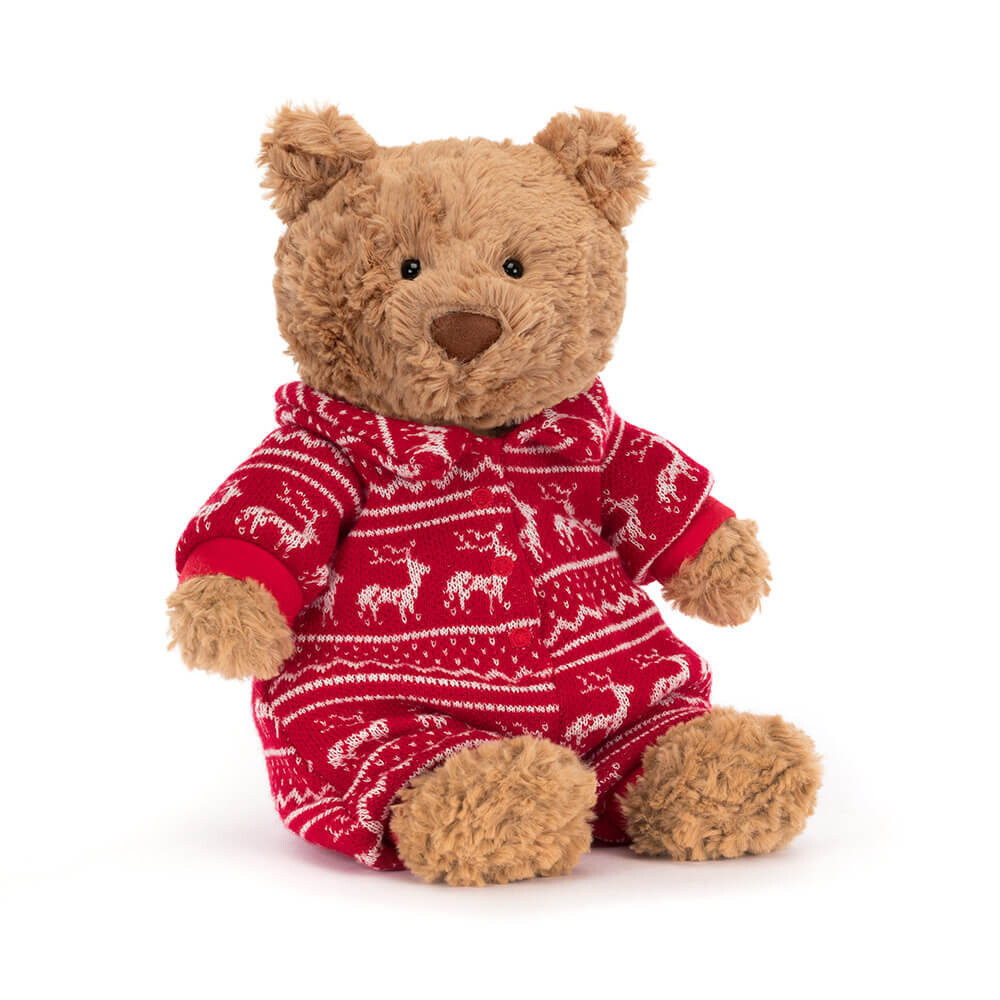 JELLYCAT 聖誕睡衣巴賽羅熊 Bartholomew Bear Winter Pyjamas