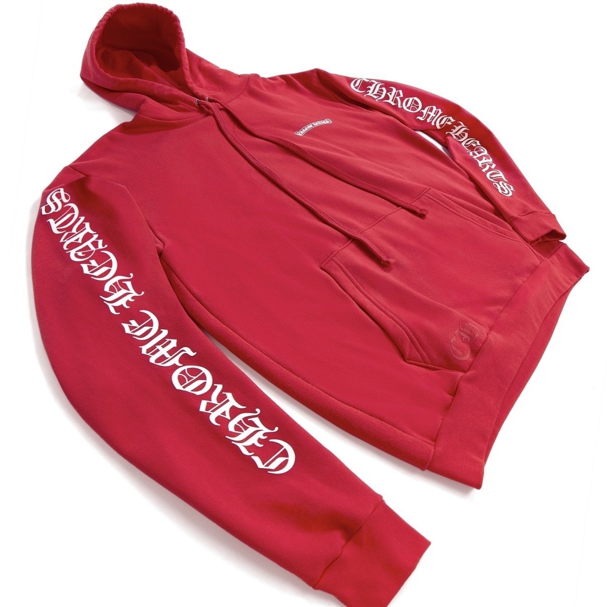 CHROME HEARTS RED HOODIE 紅色 帽TEE 官網限定