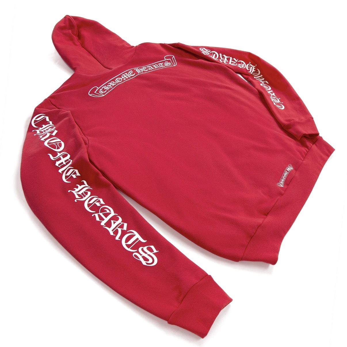 CHROME HEARTS RED HOODIE 紅色 帽TEE 官網限定