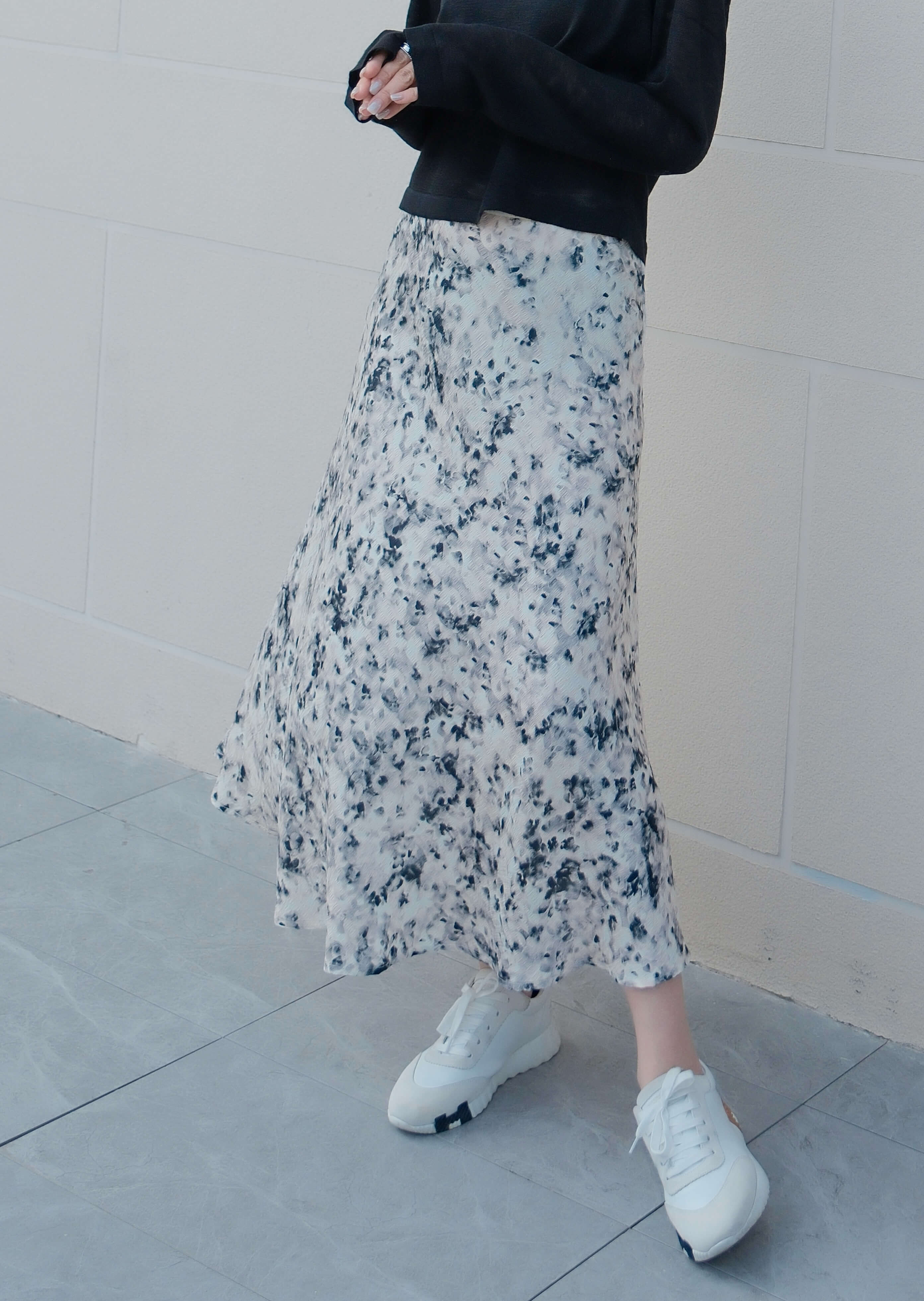 Graphic Printed Silk-Blend Midi Skirt_SK254L07