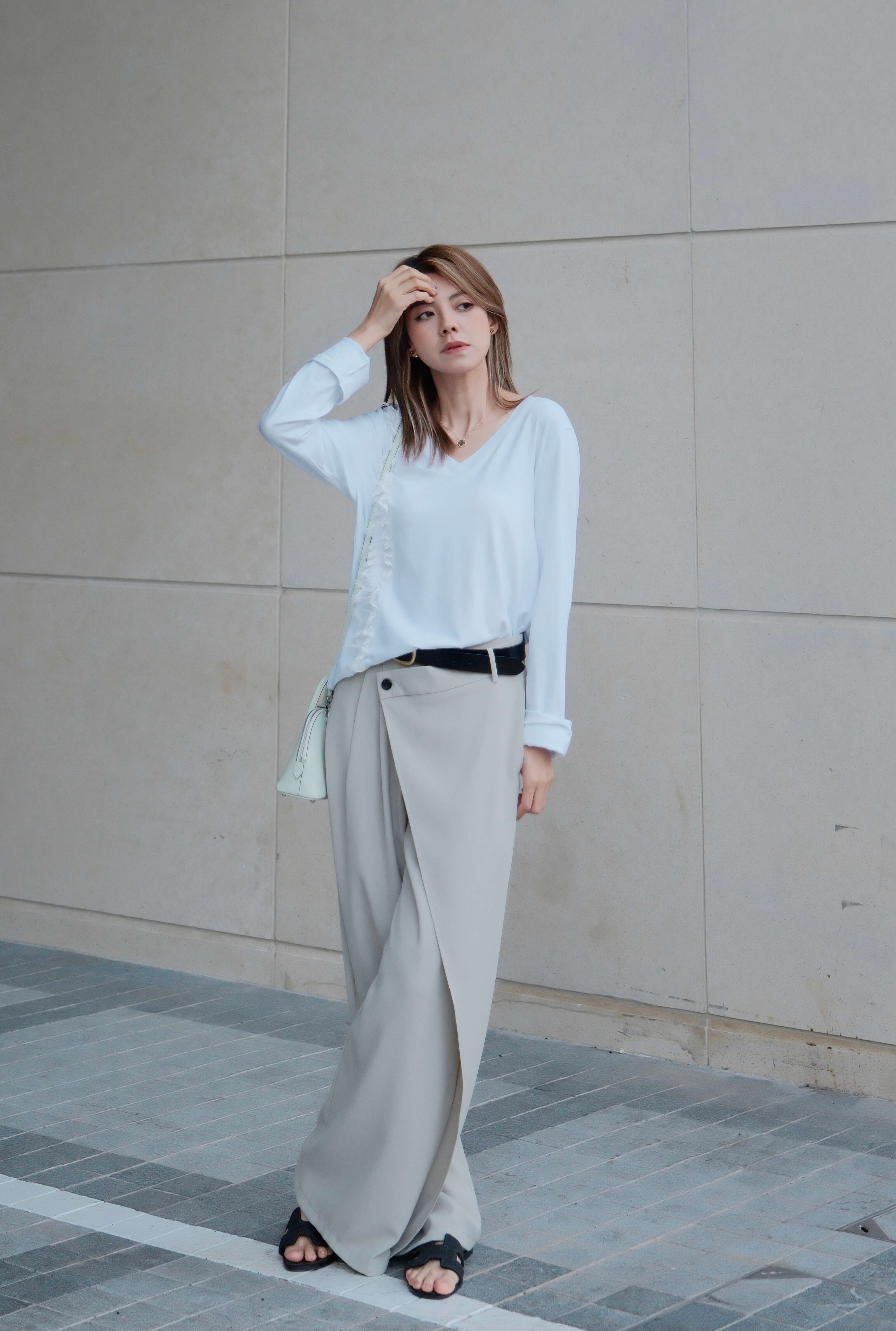 Side Wrap Wide-Leg Pants_PT254L03