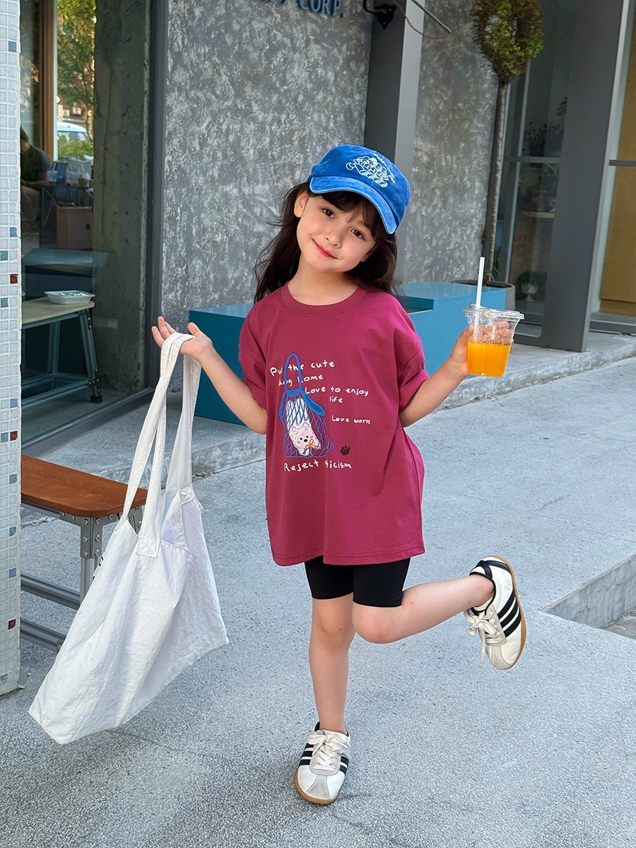 全棉透氣可愛上衣