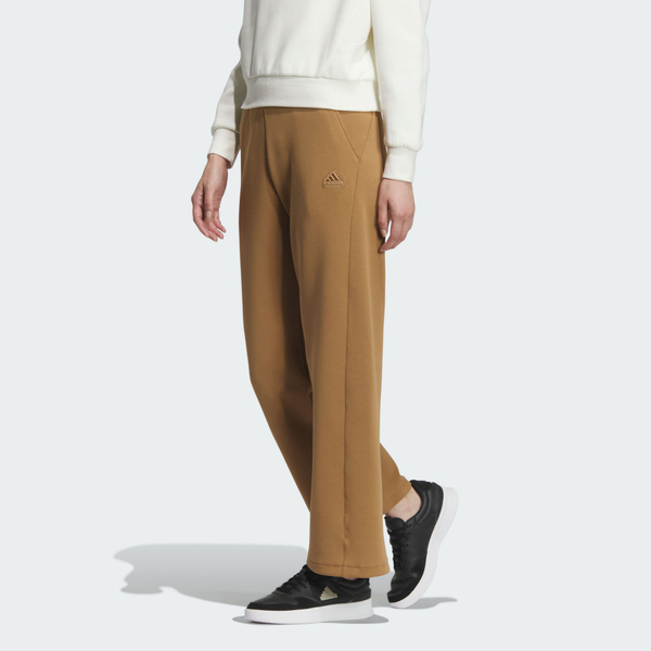 Adidas Lounge Dk Pnt JJ3557 女 長褲 運動長褲 休閒長褲 卡其 亞版