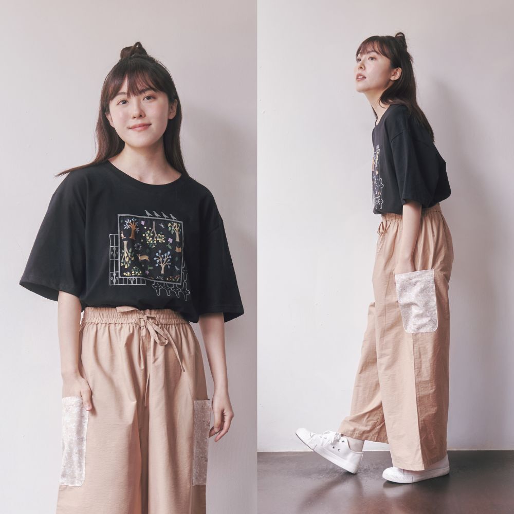 印花樂畫框T山羌之森