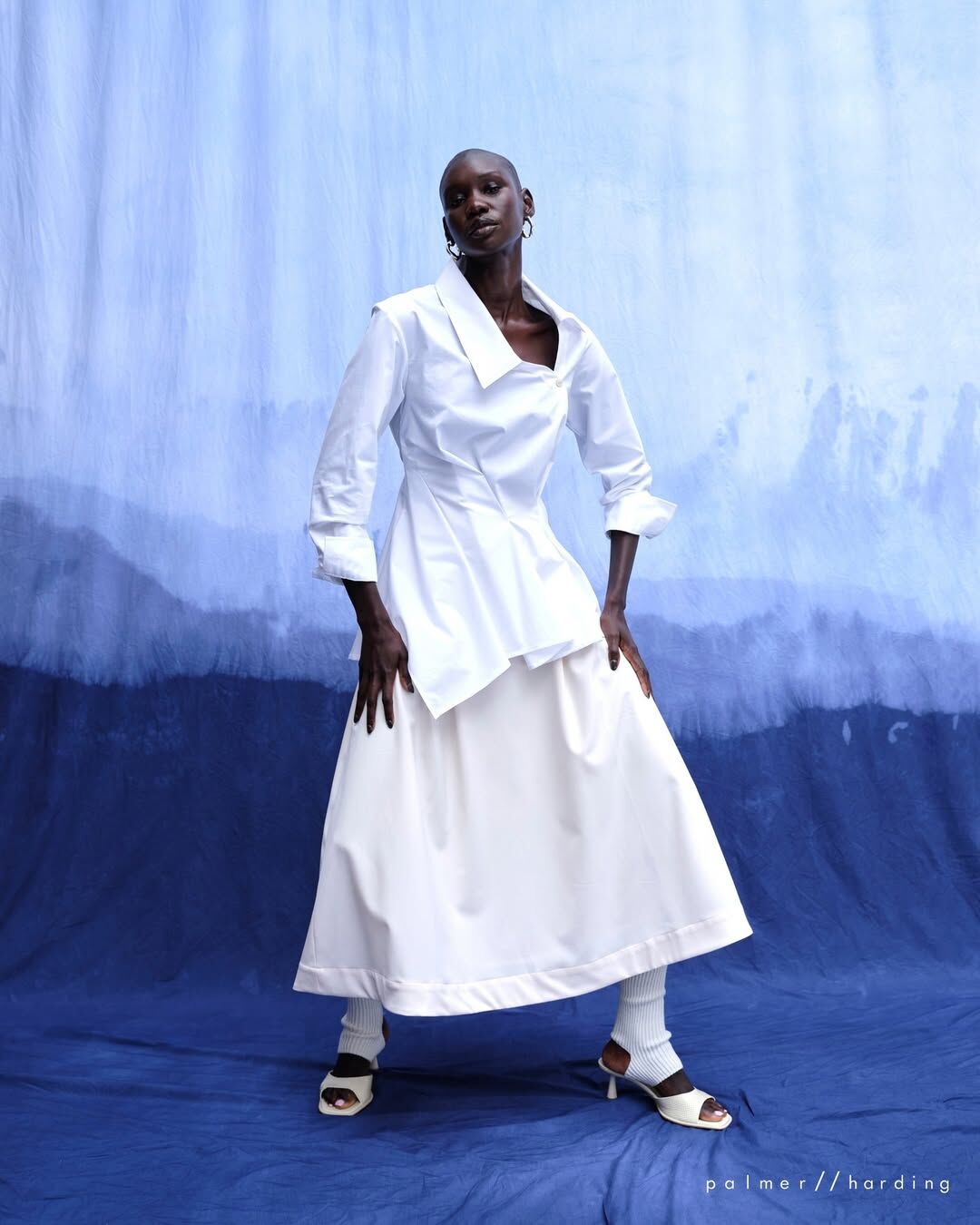 Palmer // Harding  壓摺排釦收腰襯衫