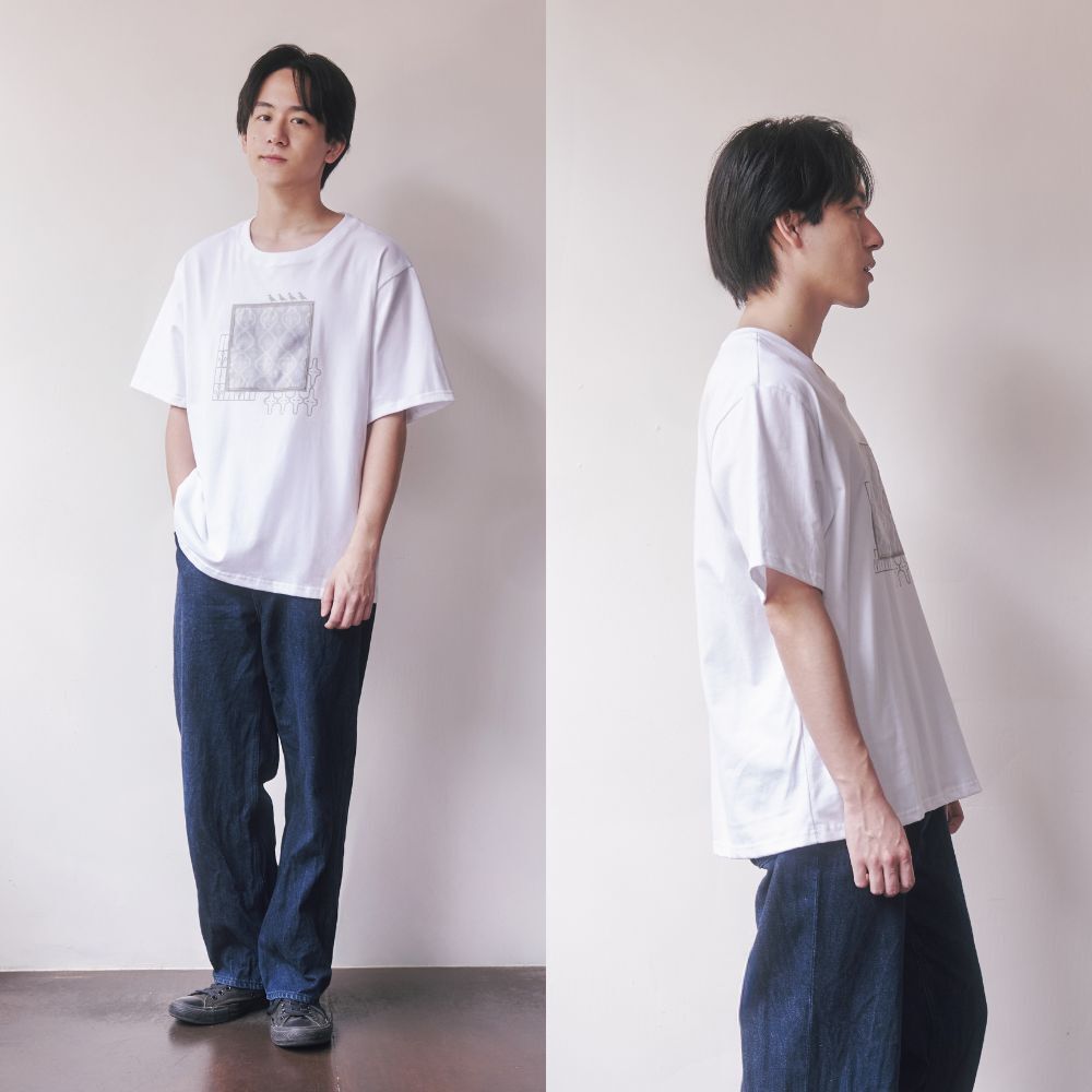 印花樂畫框T玻璃海棠