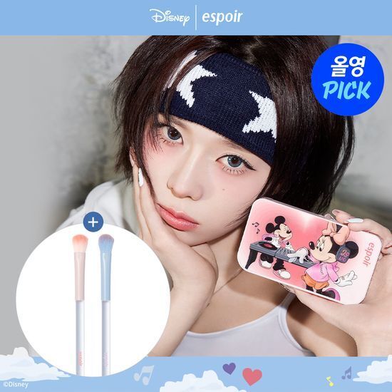 [01/05 - 31/07] eSpoir x Disney Eye Core Palette 9g [Olive Young with Brush Planning Set]