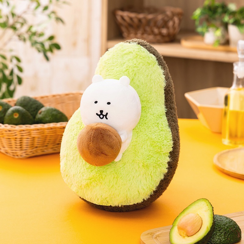 現貨｜白熊 牛油果毛公仔