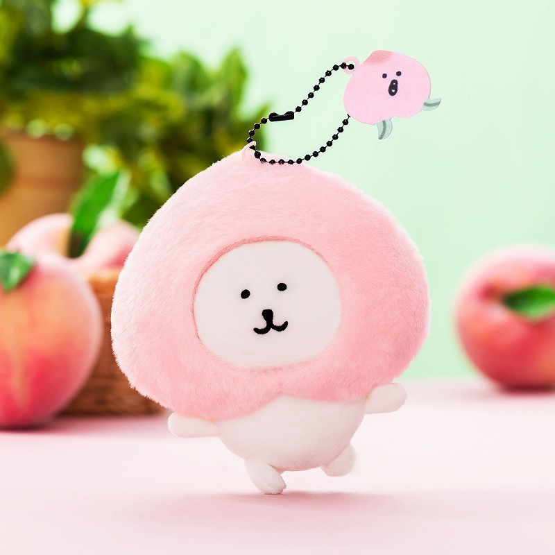 預訂｜白熊 與桃子跳舞 公仔吊飾